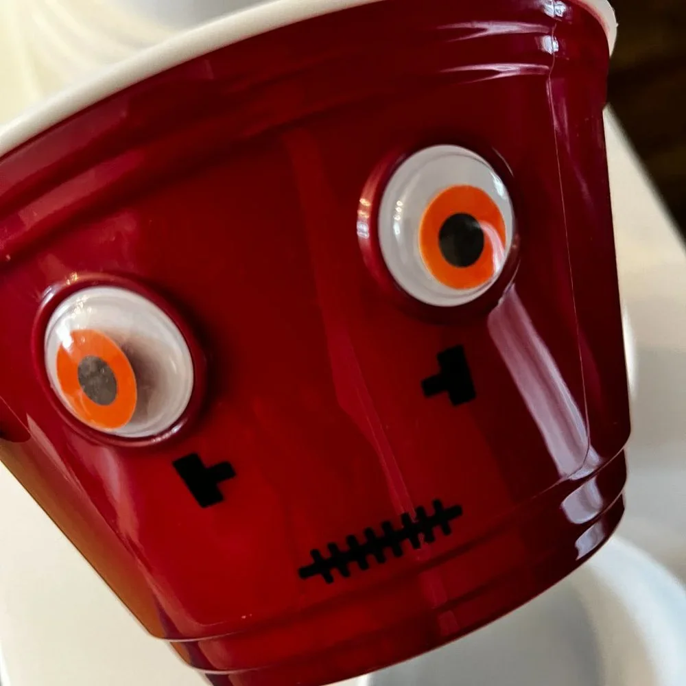 Plastic Google-Eyed Snack Bowls‎ - Set of 4 (new)